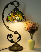 Tiffany Style Table Lamp 8 Inch Stained Glass