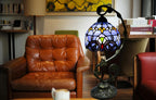 Tiffany Style Table Lamp 8 Inch Stained Glass