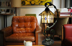Tiffany Style Table Lamp 8 Inch Stained Glass