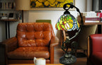 Tiffany Style Table Lamp 8 Inch Stained Glass