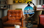 Tiffany Style Table Lamp 8 Inch Stained Glass