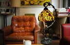Tiffany Style Table Lamp 8 Inch Stained Glass