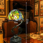 Tiffany Style Table Lamp 8 Inch Stained Glass