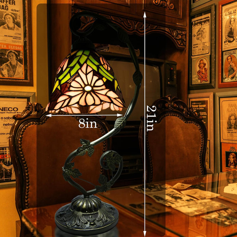 Tiffany Style Table Lamp Baroque 3 Colour Temperatures