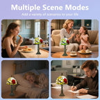 Tiffany Style Table Lamp for Bedroom Remote Control