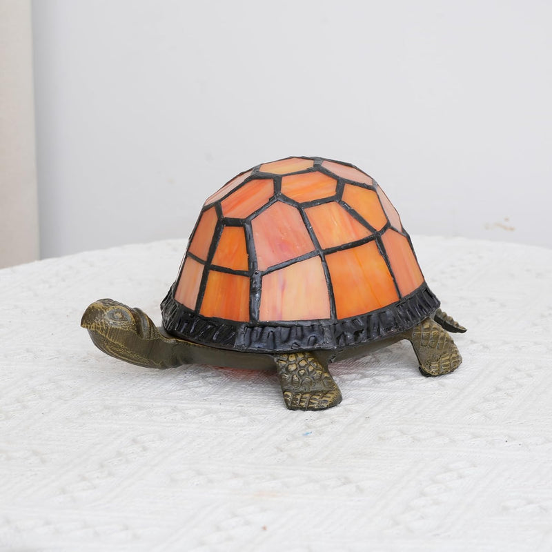Tiffany Style Turtle Table Lamp Stained Glass Kids