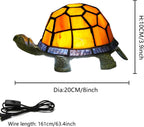 Tiffany Style Turtle Table Lamp Stained Glass Kids