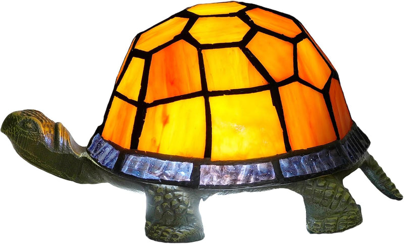 Tiffany Style Turtle Table Lamp Stained Glass Kids