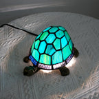 Tiffany Style Turtle Table Lamp Stained Glass Kids