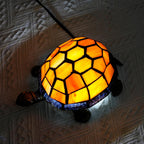 Tiffany Style Turtle Table Lamp Stained Glass Kids