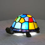 Tiffany Style Turtle Table Lamp Stained Glass Kids