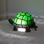 Tiffany Style Turtle Table Lamp Stained Glass Kids