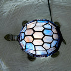 Tiffany Style Turtle Table Lamp Stained Glass Kids