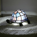 Tiffany Style Turtle Table Lamp Stained Glass Kids