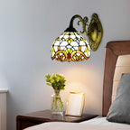 Tiffany Style Wall Lamp Baroque Stained Glass Light