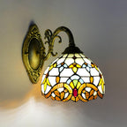Tiffany Style Wall Lamp Baroque Stained Glass Light