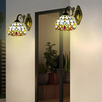 Tiffany Style Wall Lamp Baroque Stained Glass Light