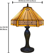 Tiffany Table Lamp 16 Inch Handcrafted Dragonfly Shade