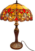 Tiffany Table Lamp 16 Inch Handcrafted Dragonfly Shade