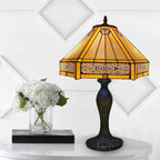 Tiffany Table Lamp 16 Inch Handcrafted Dragonfly Shade