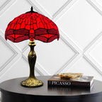 Tiffany Table Lamp 16 Inch Handcrafted Dragonfly Shade