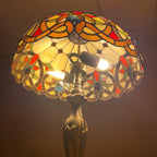 Tiffany Table Lamp 16 Inch Handcrafted Dragonfly Shade