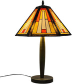 Tiffany Table Lamp 16 Inch Handcrafted Stained Glass