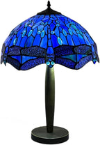 Tiffany Table Lamp 16 Inch Handcrafted Stained Glass