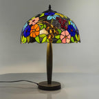 Tiffany Table Lamp 16 Inch Handcrafted Stained Glass