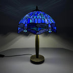 Tiffany Table Lamp 16 Inch Handcrafted Stained Glass