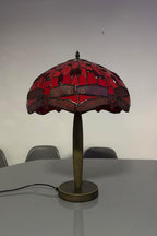 Tiffany Table Lamp 16 Inch Handcrafted Stained Glass