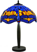 Tiffany Table Lamp 16 Inch Handcrafted Stained Glass