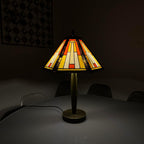 Tiffany Table Lamp 16 Inch Handcrafted Stained Glass