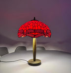 Tiffany Table Lamp 16 Inch Handcrafted Stained Glass