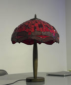 Tiffany Table Lamp 16 Inch Handcrafted Stained Glass