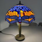 Tiffany Table Lamp 16 Inch Handcrafted Stained Glass