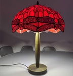 Tiffany Table Lamp 16 Inch Handcrafted Stained Glass