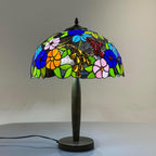 Tiffany Table Lamp 16 Inch Handcrafted Stained Glass