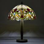 Tiffany Table Lamp 16 Inch Handcrafted Stained Glass