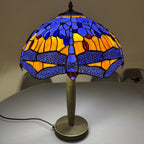 Tiffany Table Lamp 16 Inch Handcrafted Stained Glass