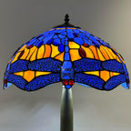 Tiffany Table Lamp 16 Inch Handcrafted Stained Glass