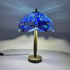 Tiffany Table Lamp 16 Inch Handcrafted Stained Glass