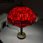 Tiffany Table Lamp 16 Inch Handcrafted Stained Glass