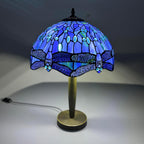 Tiffany Table Lamp 16 Inch Handcrafted Stained Glass