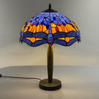 Tiffany Table Lamp 16 Inch Handcrafted Stained Glass