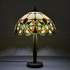 Tiffany Table Lamp 16 Inch Handcrafted Stained Glass