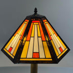 Tiffany Table Lamp 16 Inch Handcrafted Stained Glass