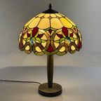 Tiffany Table Lamp 16 Inch Handcrafted Stained Glass