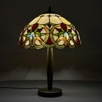 Tiffany Table Lamp 16 Inch Handcrafted Stained Glass