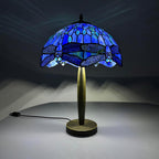 Tiffany Table Lamp 16 Inch Handcrafted Stained Glass